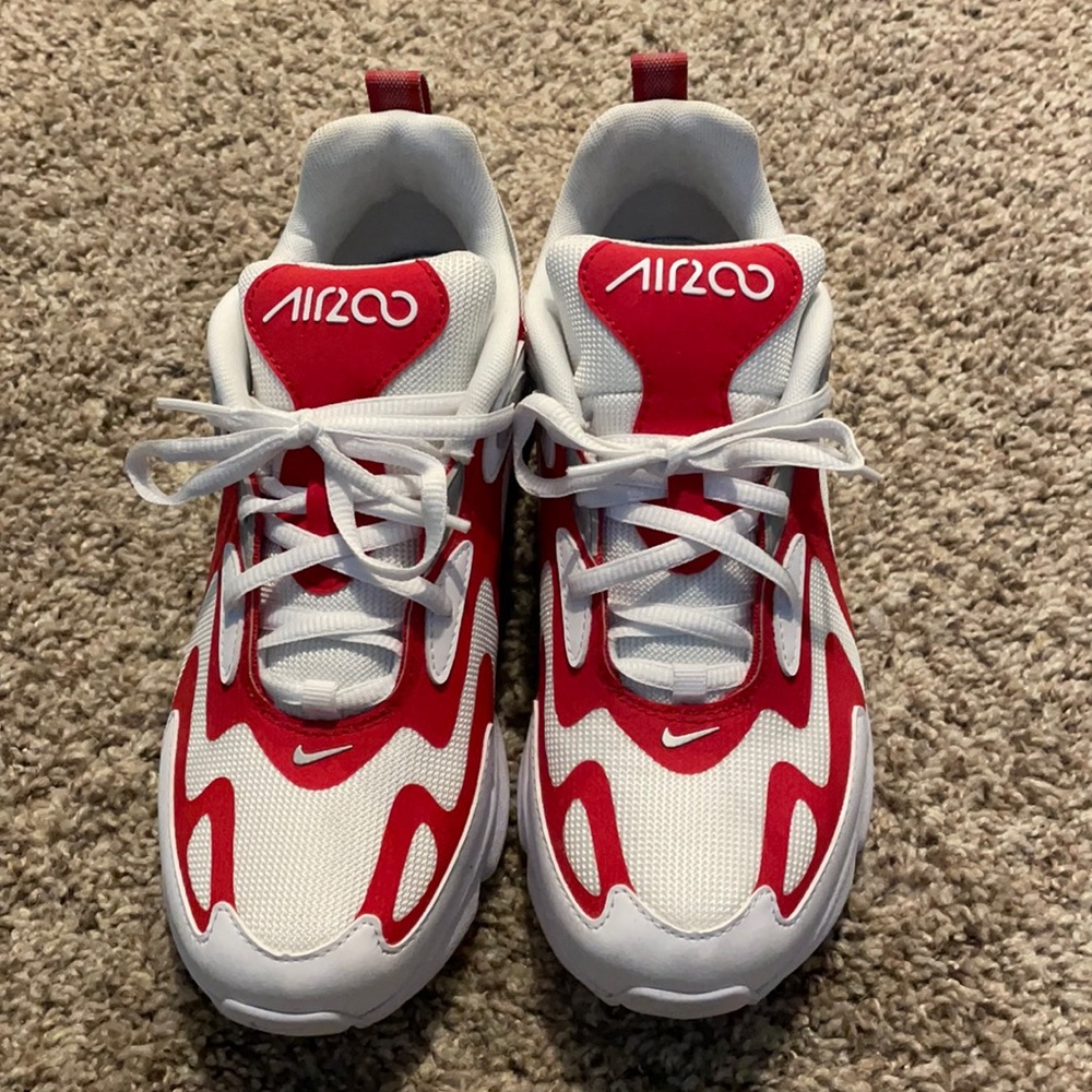 Red Nike shoes